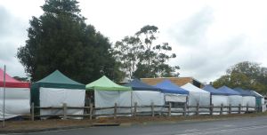 market tents
