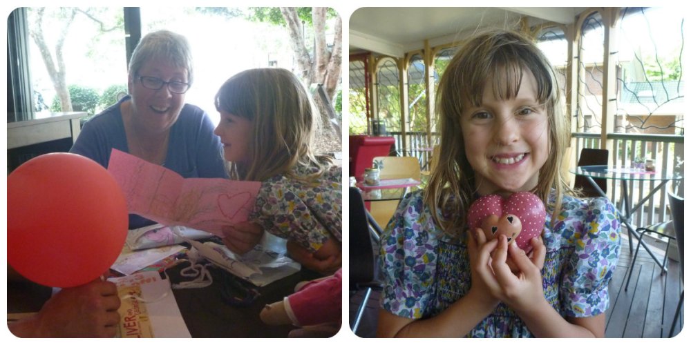 collage grandma arrives