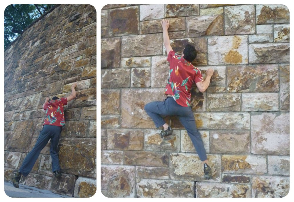 collage mic climb wall brissy